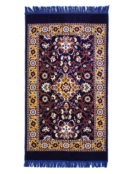 AtoZ Home Decor Machine-Made Velvet Carpet – Traditional Collection (2.5 ft x 5 ft)