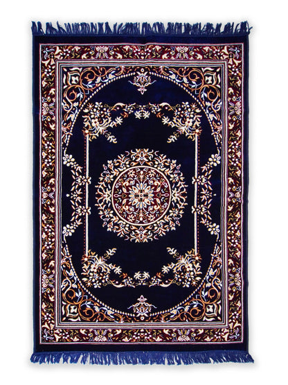 AtoZ Home Decor Machine-Made Velvet Carpet – Traditional Collection (4 ft x 6 ft)