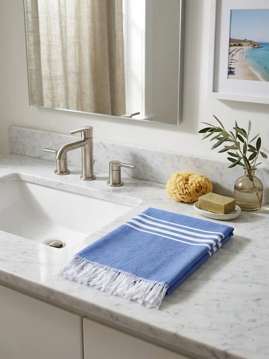 Mush Bamboo Striped Large Bath Towel (75 x 150 cm)