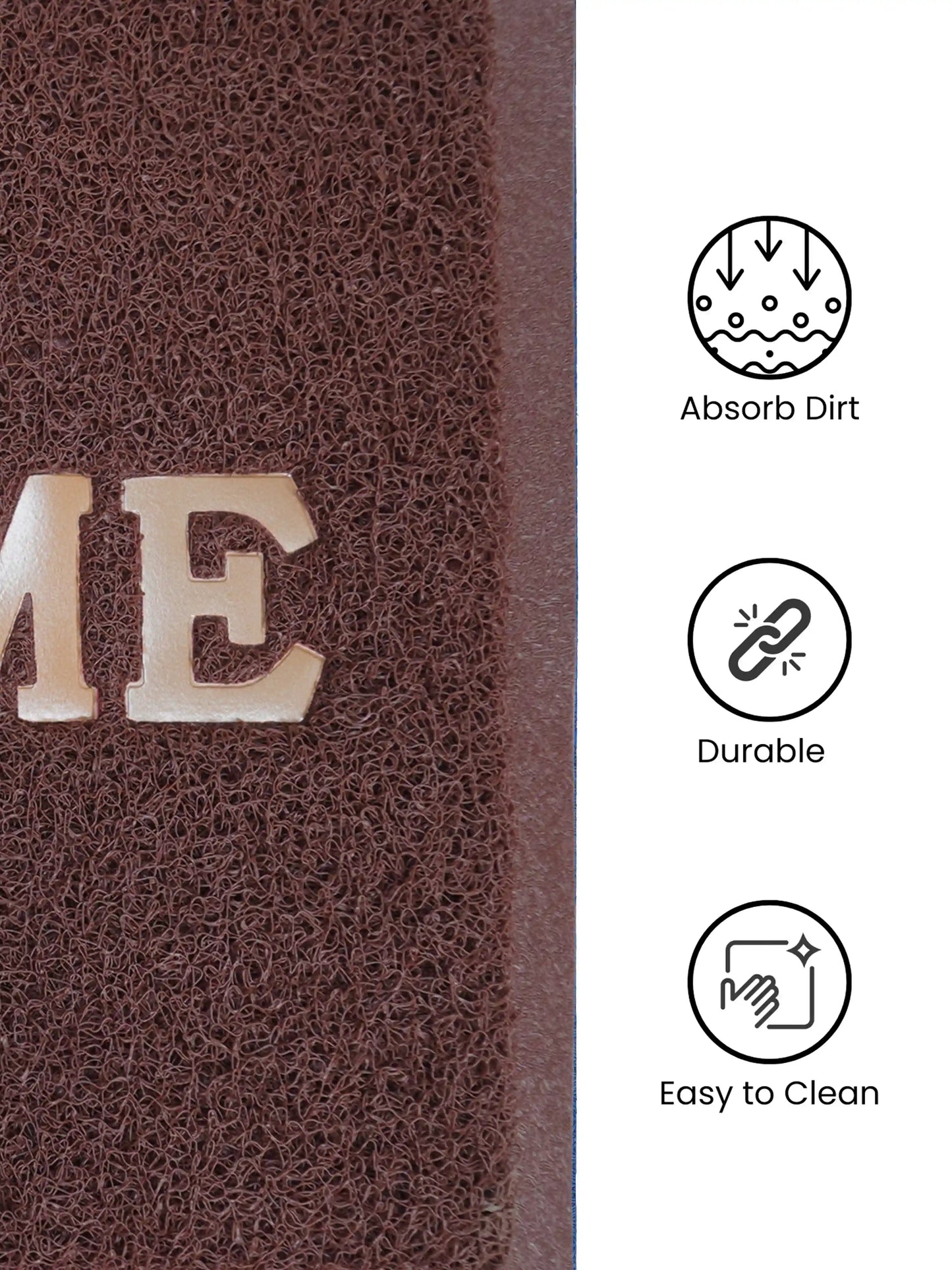 AtoZ Home Decor Premium PVC Noodle Welcome Door Mat