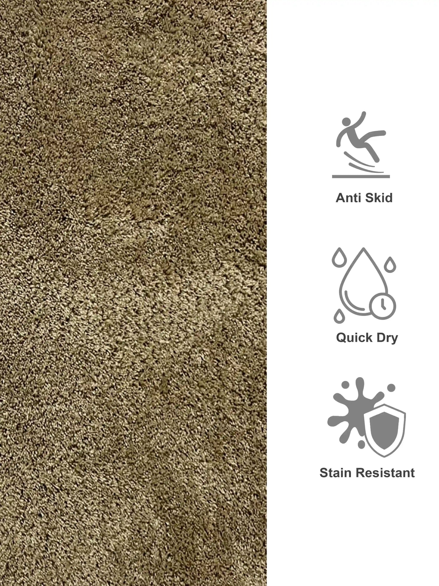 AtoZ Home Decor Anti-Skid Bath Mat In Multiple Size and Colours.