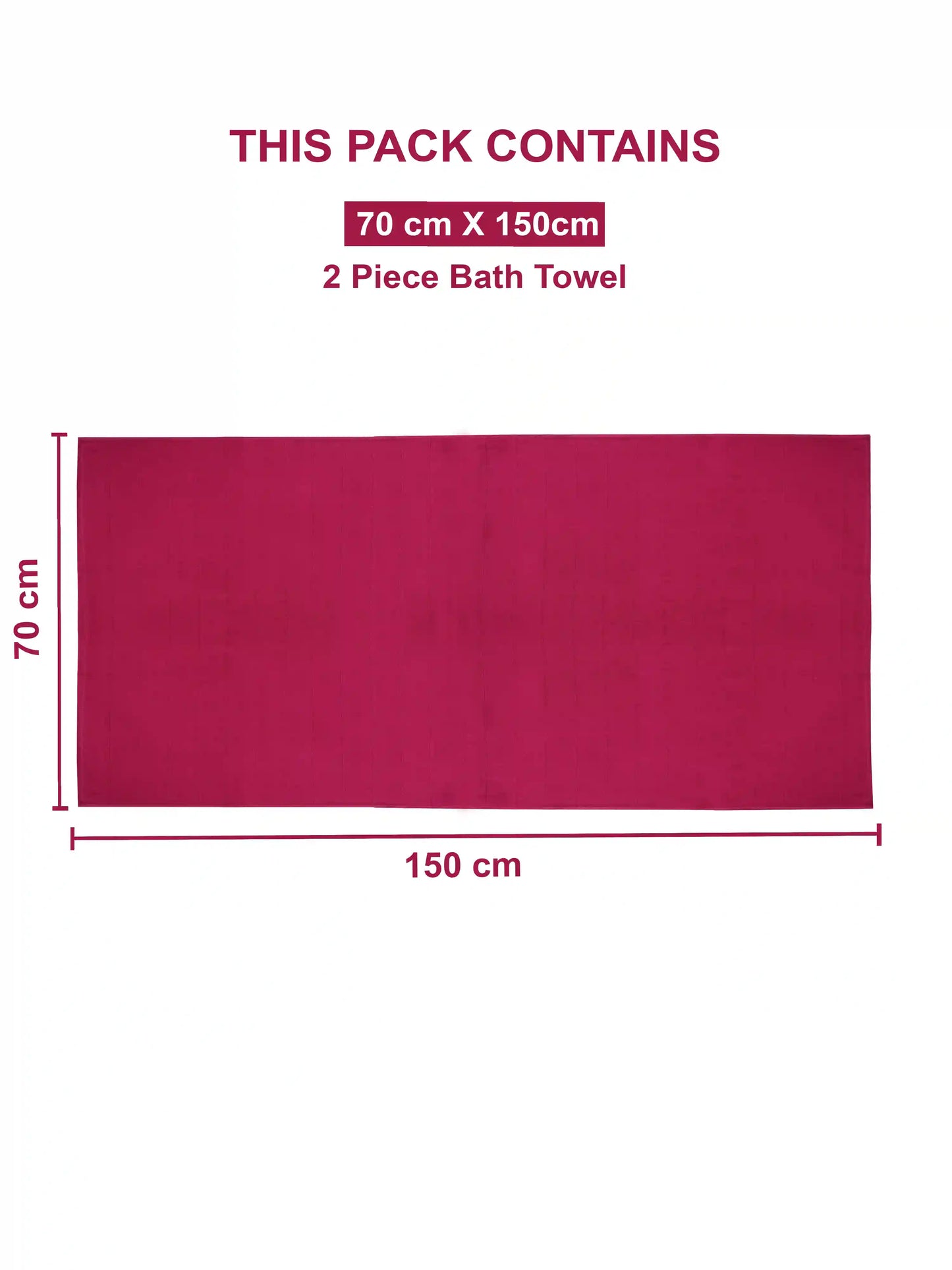 AtoZ Home Decor Everyday Classic Freshlite Bath Towel Set (OEKO-TEX Certified)