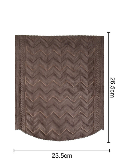 AtoZ Home Decor Embossed Velvet Geometric Sofa Cover | Anti-Slip Couch Protector