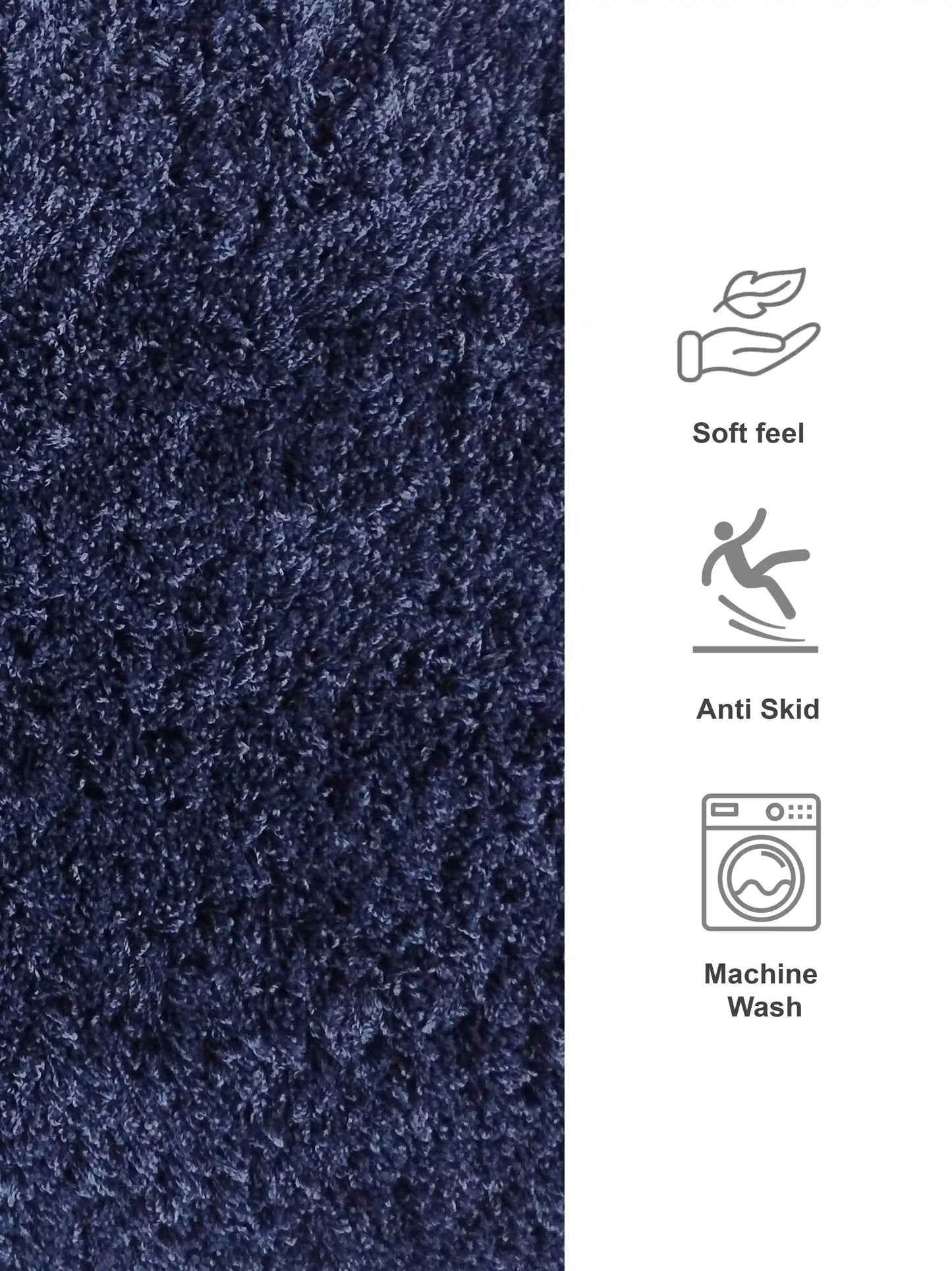 AtoZ Home Decor Anti-Skid Polyester Doormat (33 x 48 CM)