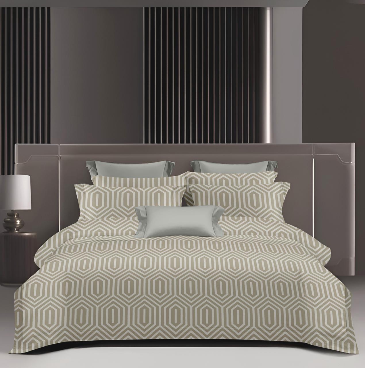 Designer Cotton King Bedsheet Set with Pillow Covers – 210 TC, Super Soft