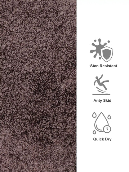 AtoZ Home Decor Luxury Solid Bath Mat | Anti-Skid & Quick-Dry (40 x 60 CM)