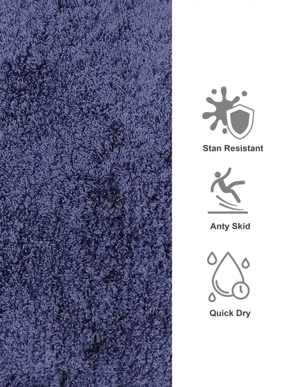 AtoZ Home Decor Luxury Solid Bath Mat | Anti-Skid & Quick-Dry (40 x 60 CM)