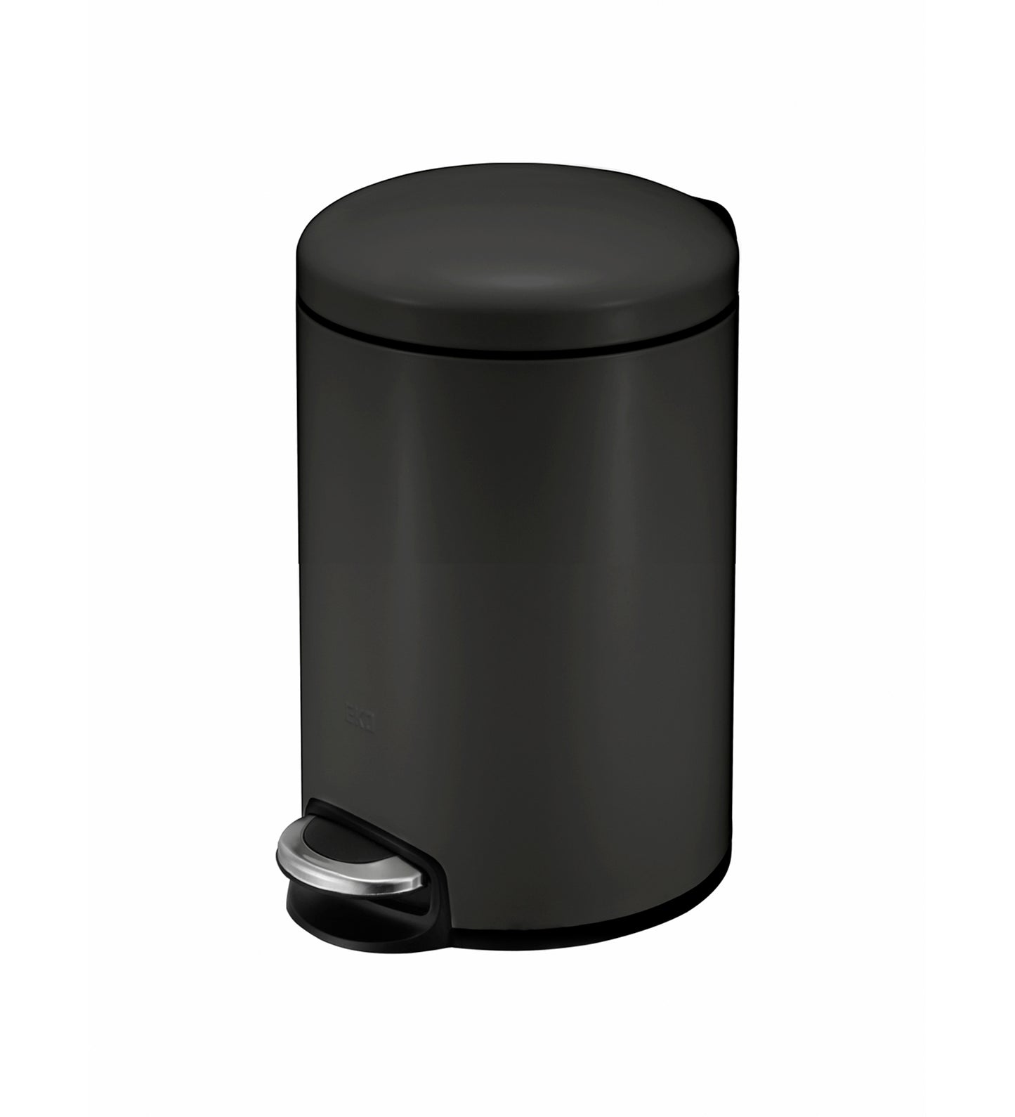 Oval Stainless Steel Trash Bin with Silent Close Mechanism – Elegant & Functional