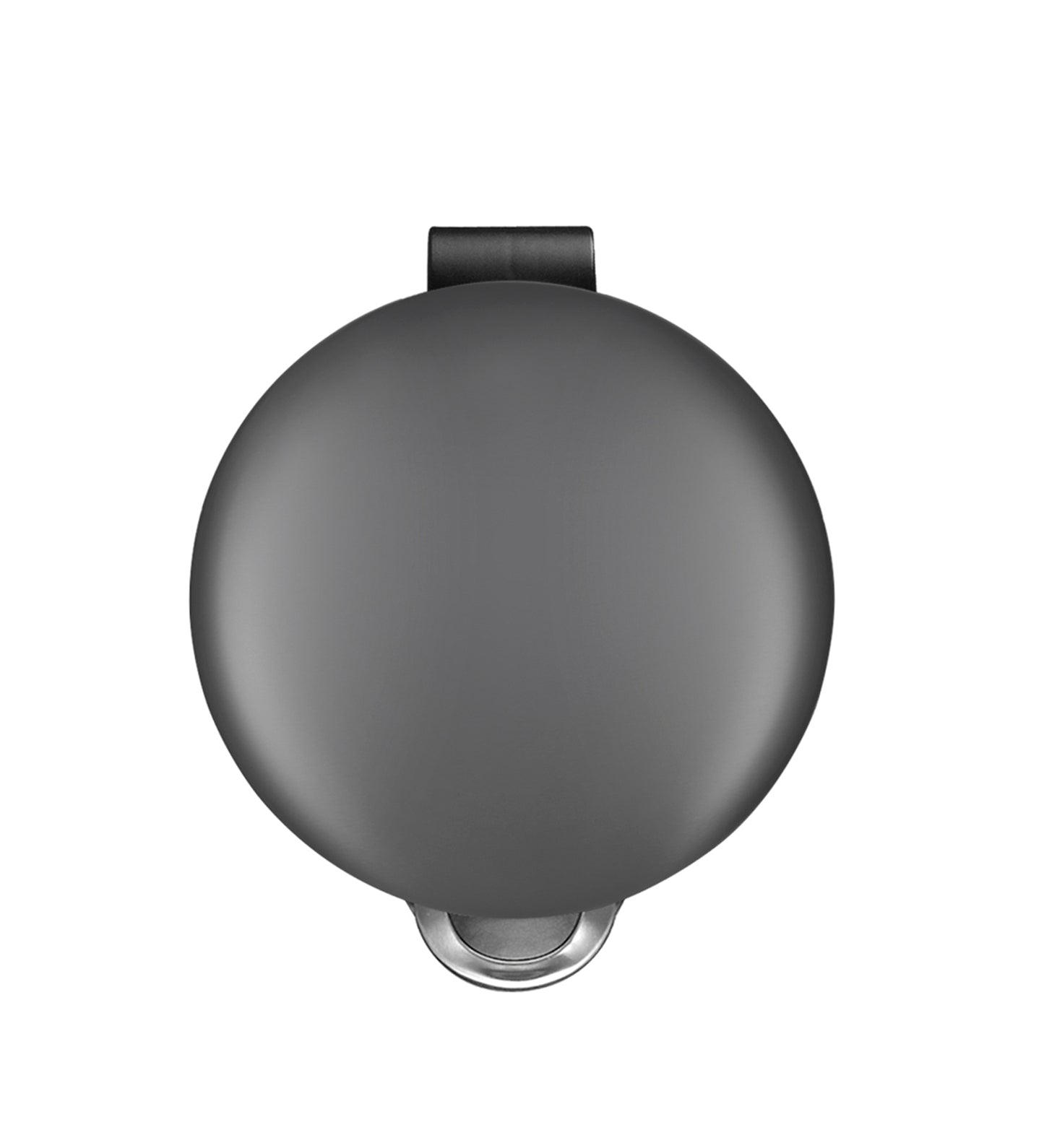 Oval Stainless Steel Trash Bin with Silent Close Mechanism – Elegant & Functional