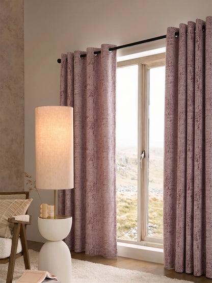AtoZ Home Decor Abstract Textured Jacquard Curtain | Cotton-Blend Drape