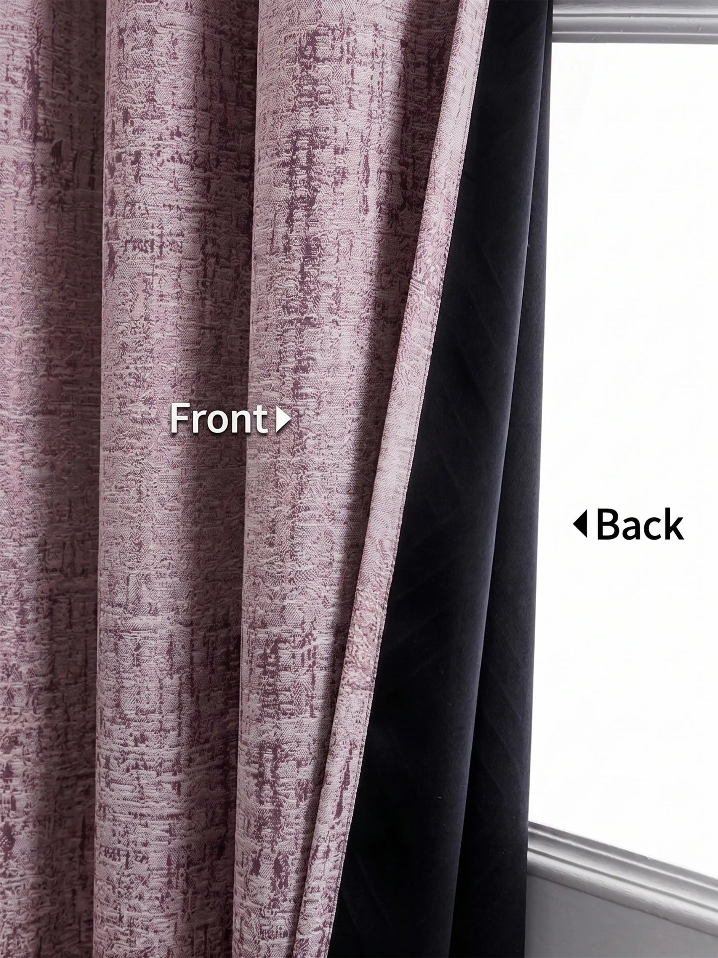 AtoZ Home Decor Abstract Textured Jacquard Curtain | Cotton-Blend Drape