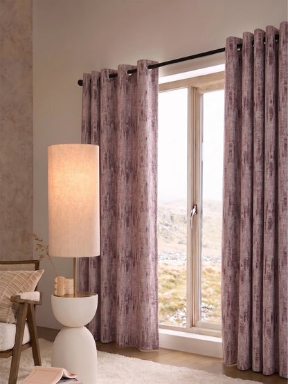 AtoZ Home Decor Textured Vertical Stripe Window Curtain