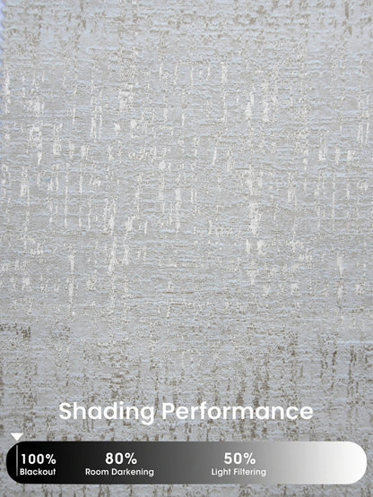 AtoZ Home Decor Abstract Textured Jacquard Curtain | Cotton-Blend Drape