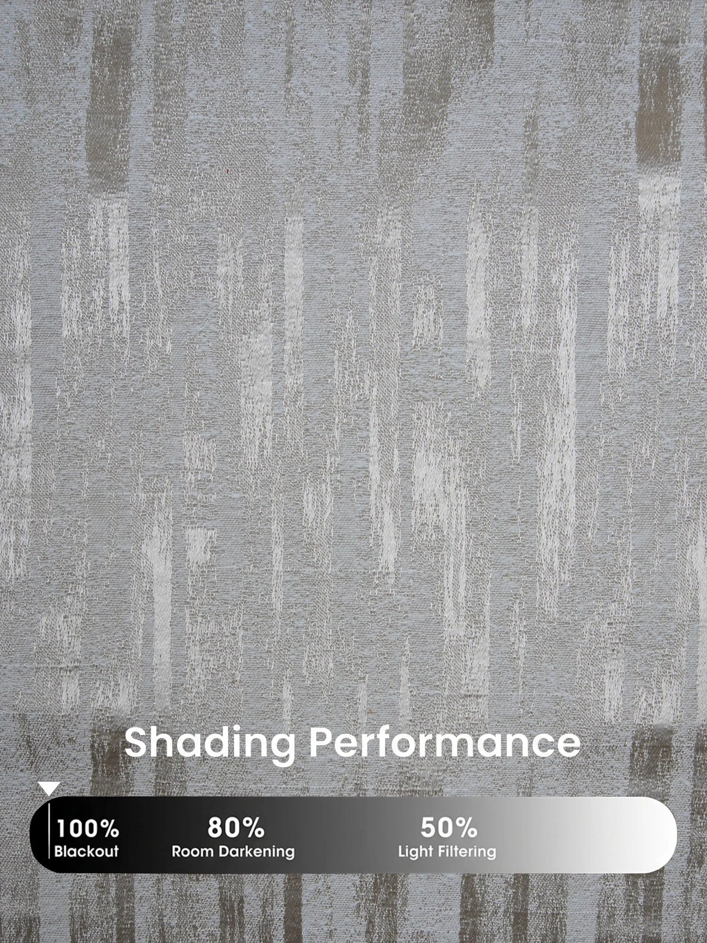 AtoZ Home Decor Textured Vertical Stripe Window Curtain