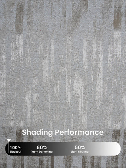 AtoZ Home Decor Textured Vertical Stripe Window Curtain