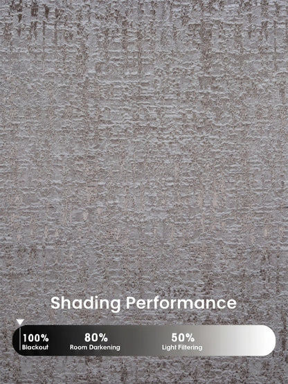 AtoZ Home Decor Abstract Textured Jacquard Curtain | Cotton-Blend Drape