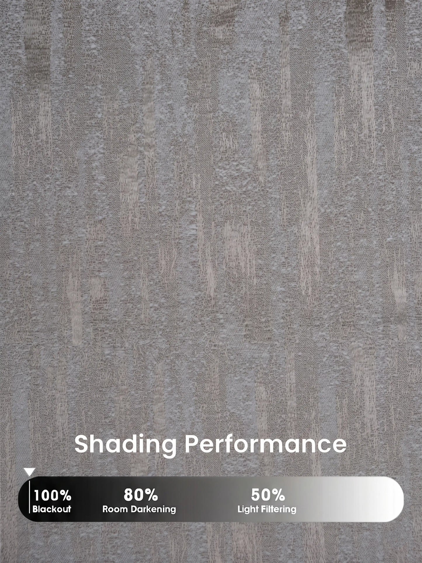 AtoZ Home Decor Textured Vertical Stripe Window Curtain