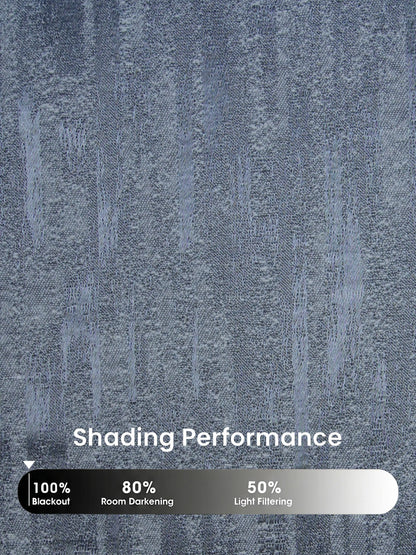 AtoZ Home Decor Textured Vertical Stripe Window Curtain