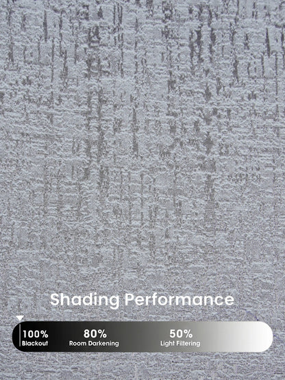 AtoZ Home Decor Abstract Textured Jacquard Curtain | Cotton-Blend Drape