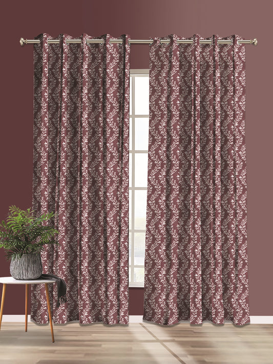 Modern Dark Brown Curtain – Versatile Window Dressing, 4ft & 7ft Widths