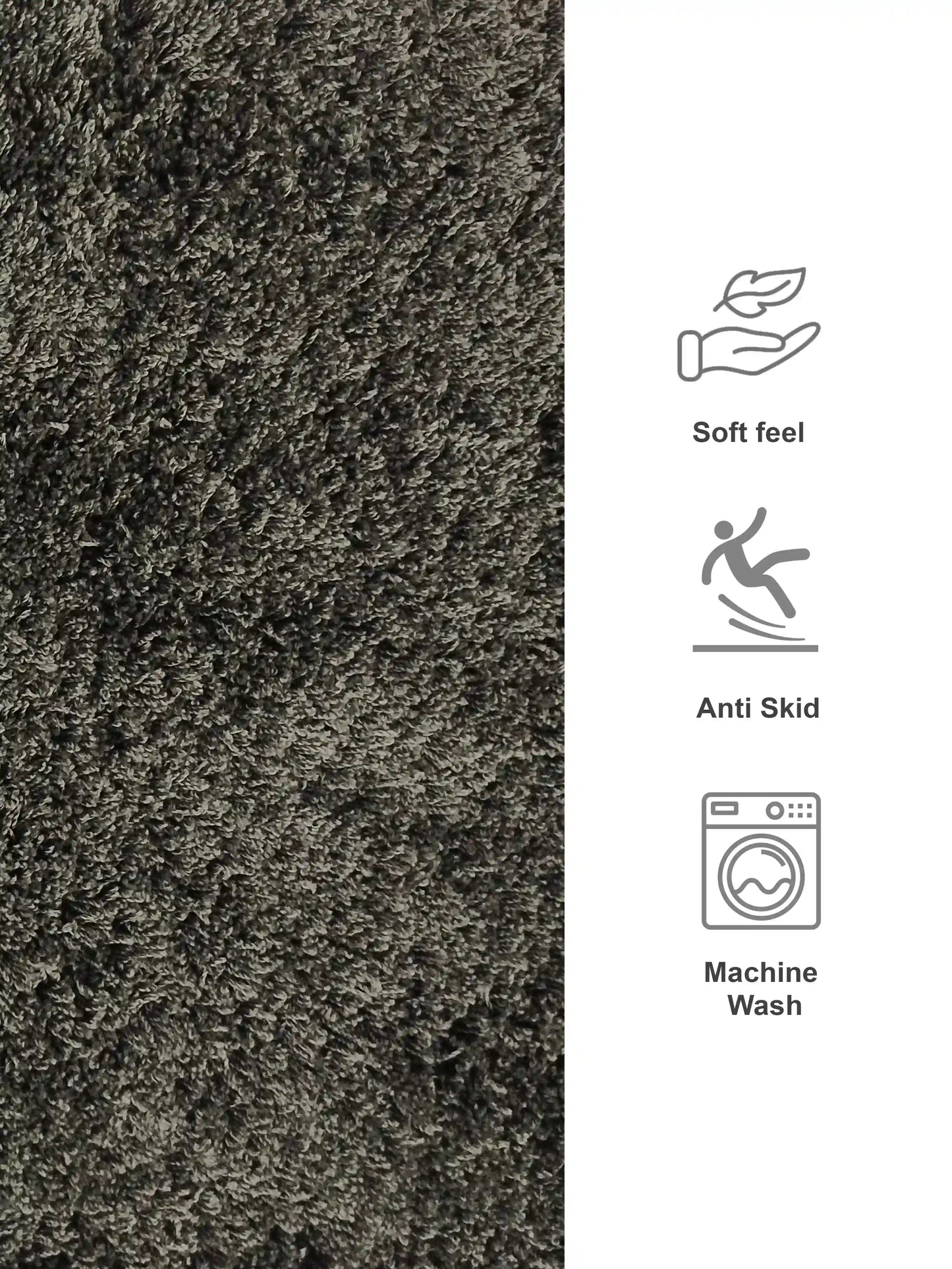 AtoZ Home Decor Anti-Skid Polyester Doormat (33 x 48 CM)
