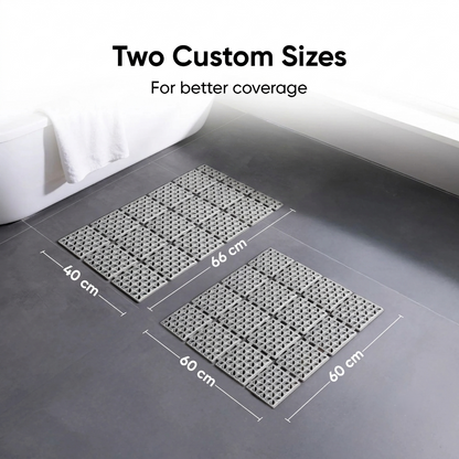 Atoz Home Decor Foldable Anti-Slip Rubber Shower Mat (40 x 66 cm)