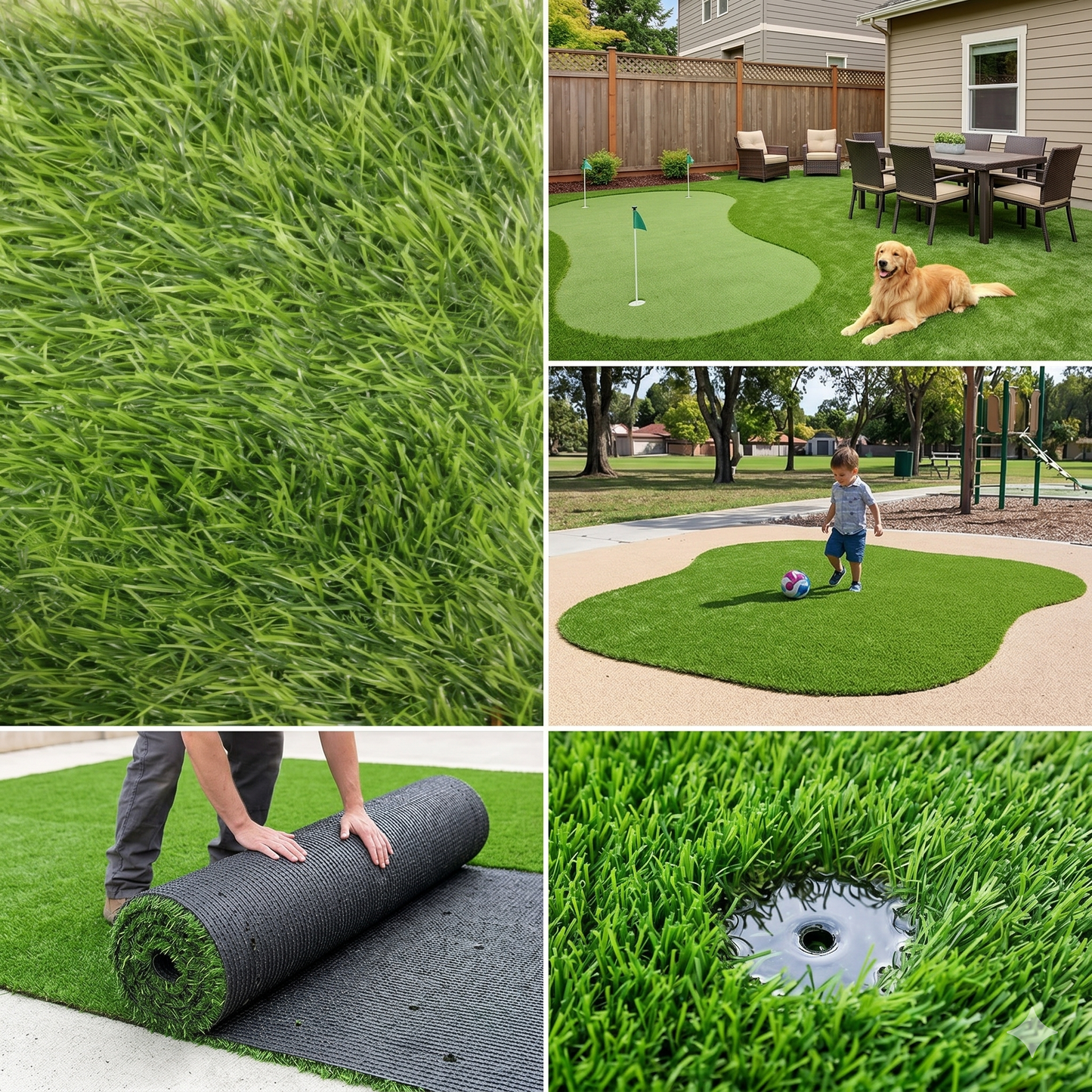 High Density Artificial Grass Mat for Balcony, Terrace, Lawn & Door
