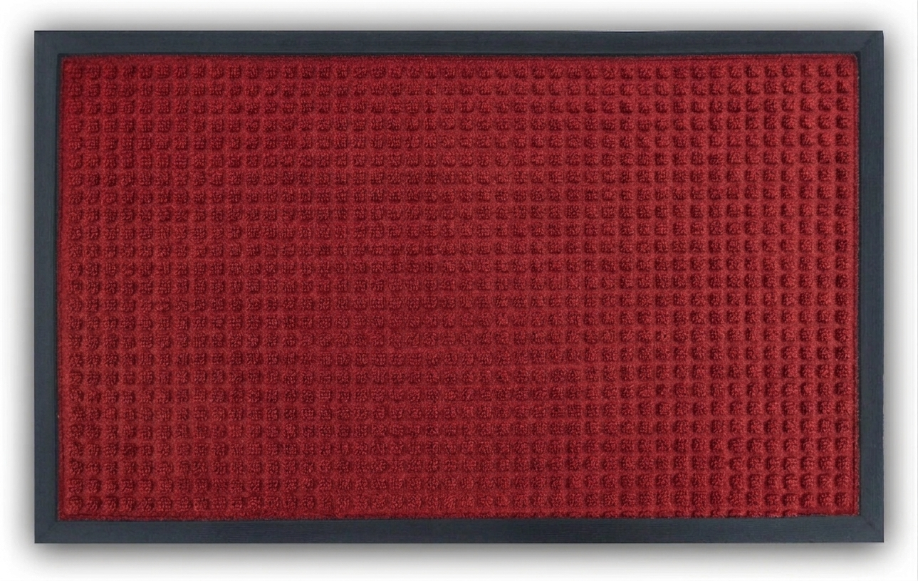 AtoZ Home Decor Square Pattern Antiskid Rubber Doormat (Available in Multiple Sizes & Colors)