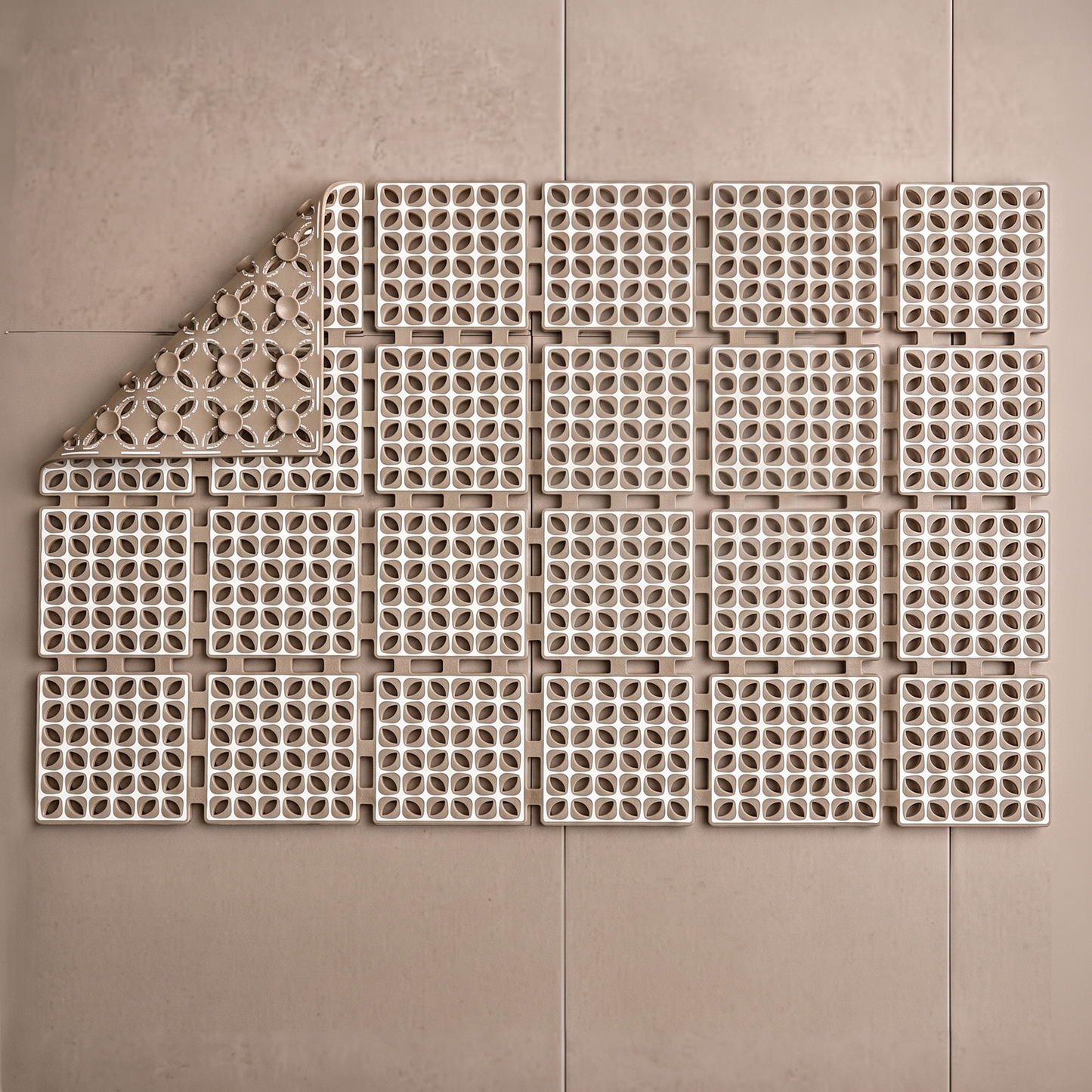 Atoz Home Decor Foldable Anti-Slip Rubber Shower Mat