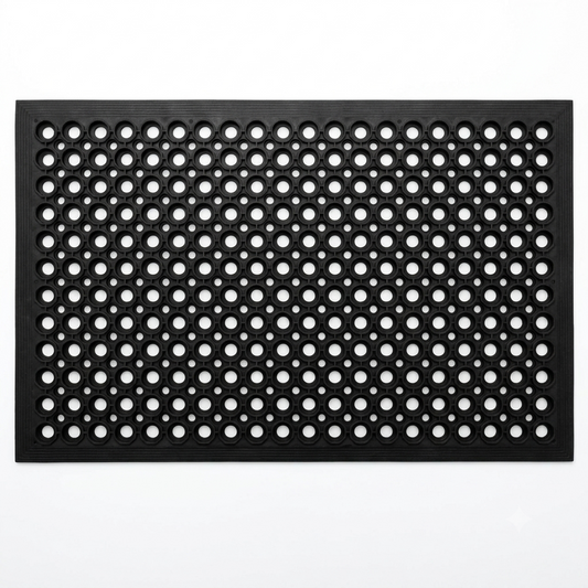 AtoZ Home Decor Hollow-Ring Rubber Drainage Mat (45x75 cm)