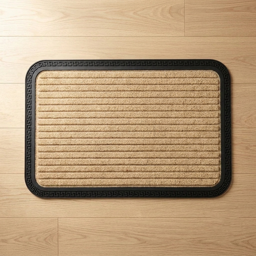 AtoZ Home Decor Dust Control Ribbed Door Mat (60x40 cm)