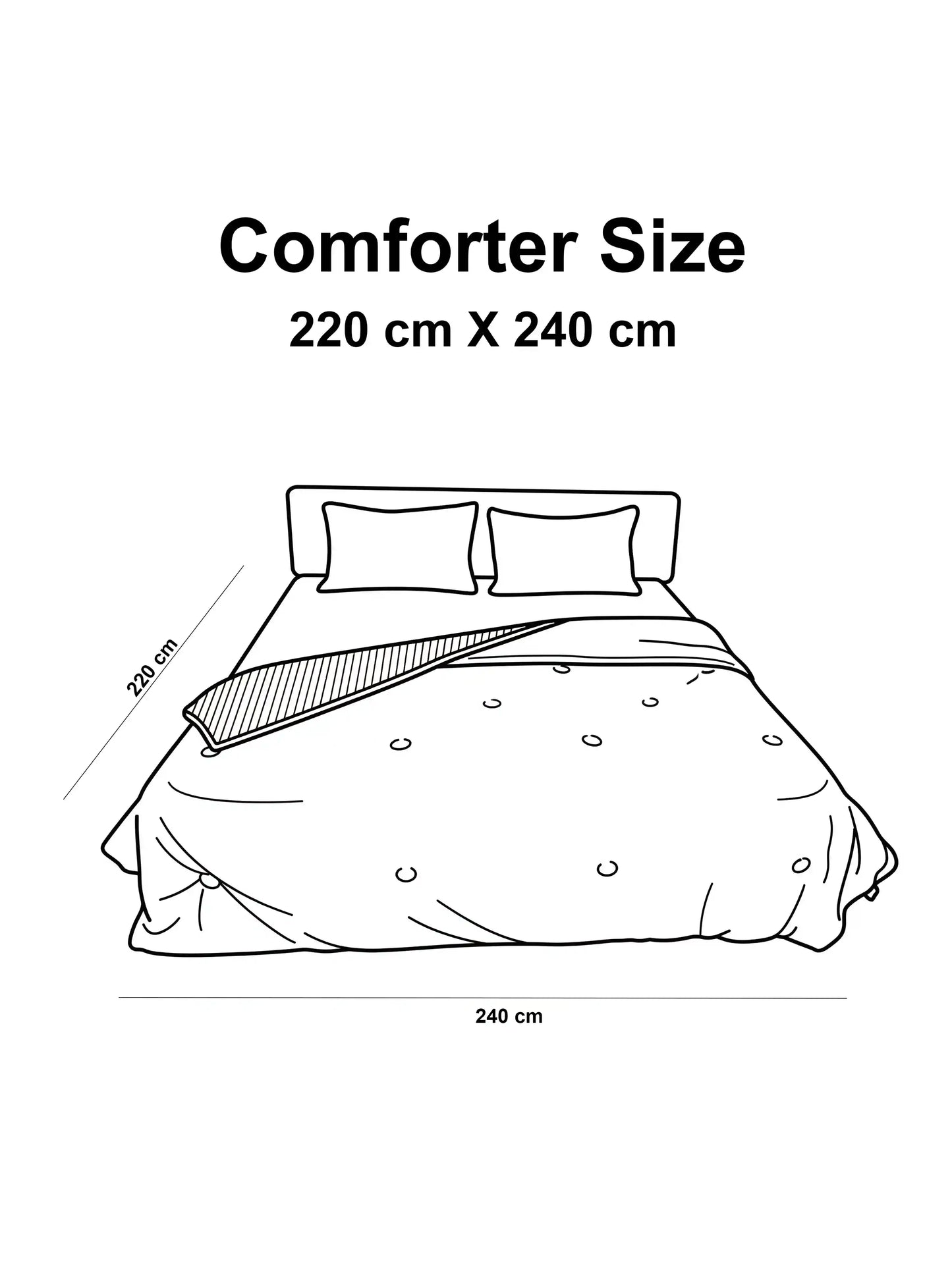 Premium Silk Protein AC Comforter – Luxury Milky-Feel Collection (King Size)