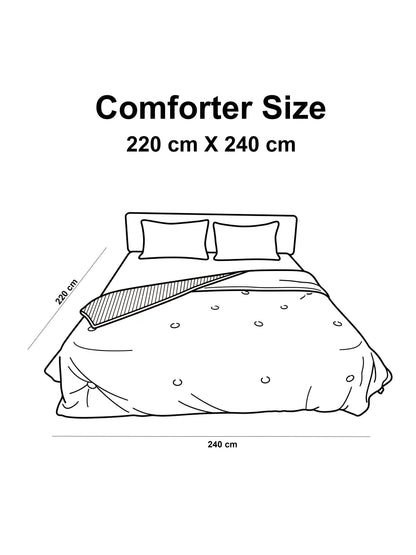 Premium Silk Protein AC Comforter – Luxury Milky-Feel Collection (King Size)