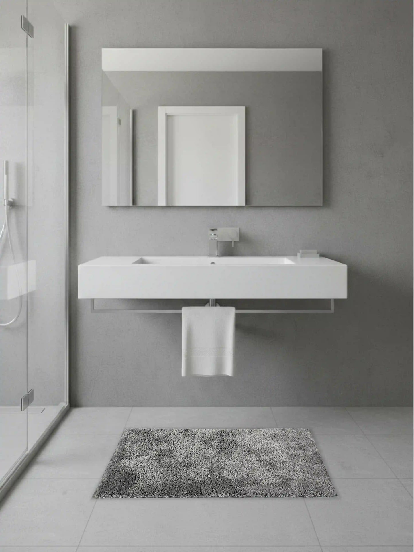 AtoZ Home Decor Premium Comfort Polyester Bath Mat (40x60)(50x80)