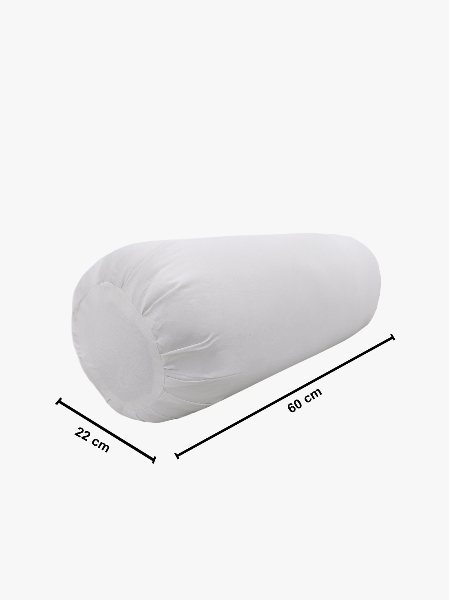 AtoZ Home Decor 100% Cotton Bolster Pillow Soft & Supportive Cylindrical (22 x 60 CM)