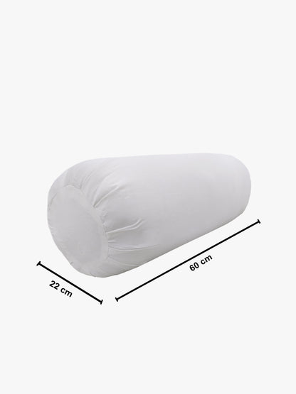 AtoZ Home Decor 100% Cotton Bolster Pillow Soft & Supportive Cylindrical (22 x 60 CM)