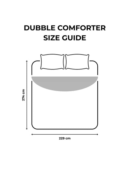 Premium 300 TC Cotton King Size Bedding Set 4 Piece (Bedsheet, Comforter, 2 Pillow Covers)