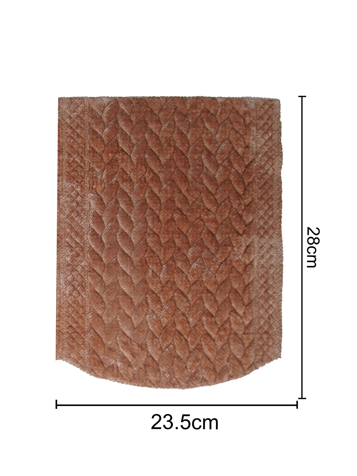 AtoZ Home Decor Luxury Textured Braided Velvet Sofa Cover | Braided Chevron Pattern