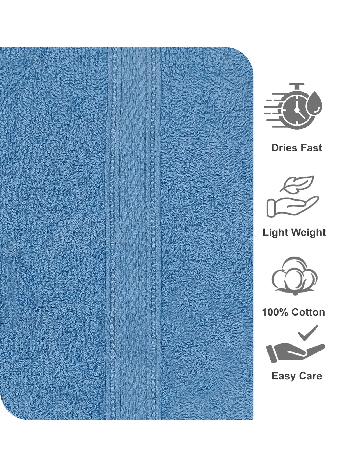 MyTrident Home Elegance Everyday Soft & Absorbent Bath Towels (Set of 2)