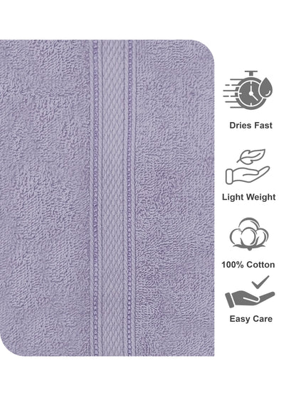 AtoZ Home Decor 100% Cotton Bath Towel | Soft, Quick Dry & Lightweight (40 x 60 CM)