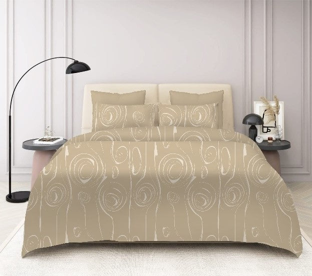 King Size Designer Cotton Bedsheet Set - 100% Soft Cotton | 300 TC