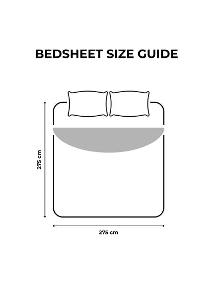 Hello Kitty Pink & Purple Kids King Cotton Bedsheet Set