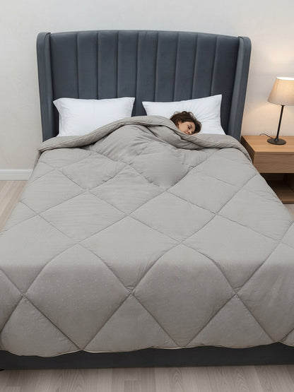 Star Collection Reversible Double Bed Comforter (230x275 cm)