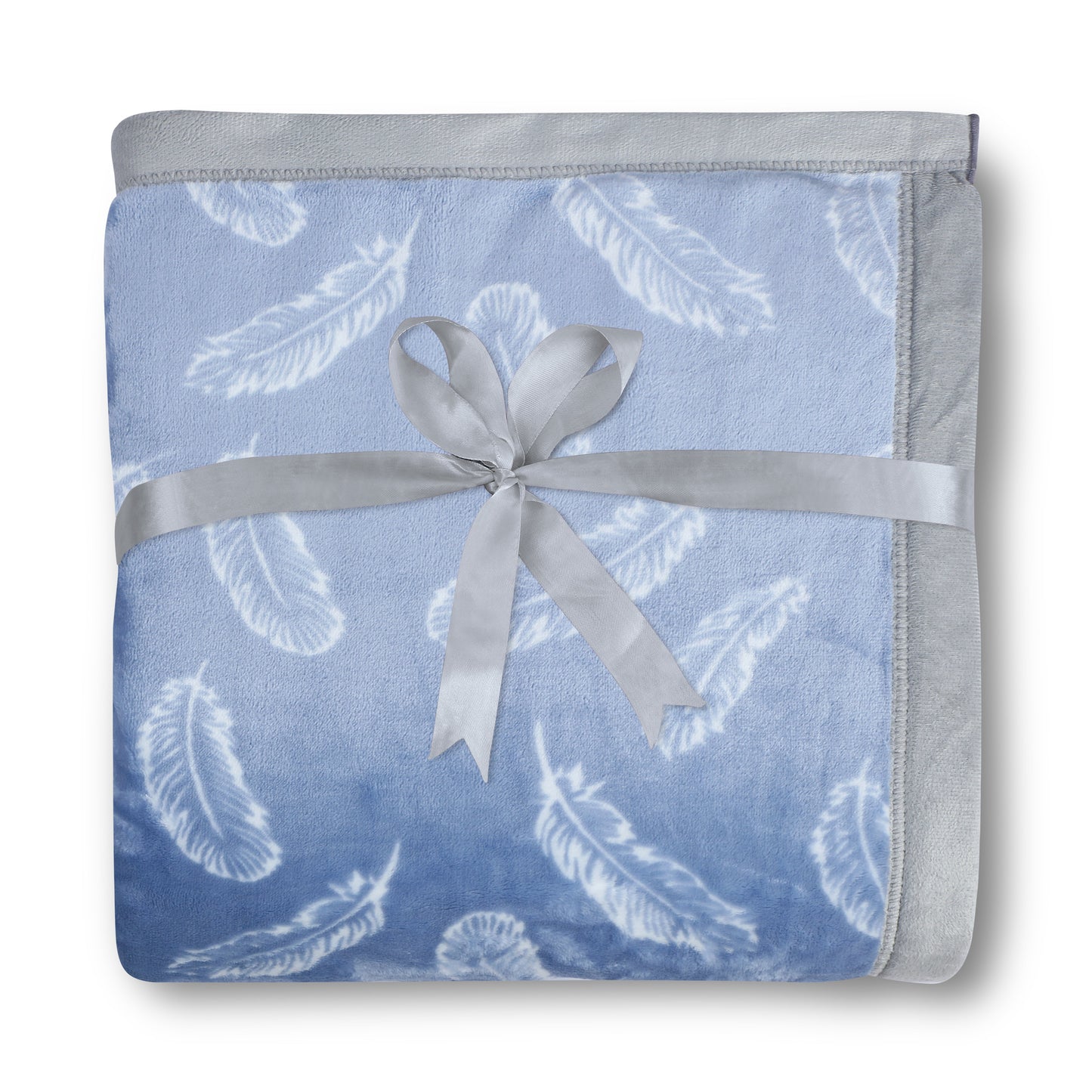 Velveteen blanket for Single & Double Bed – Leaves Design
