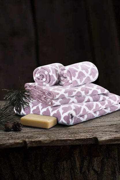 Stylla Kepri 4-Piece Towel Set (2 Bath Towels & 2 Hand Towels) – Luxury Boxed Gift Set