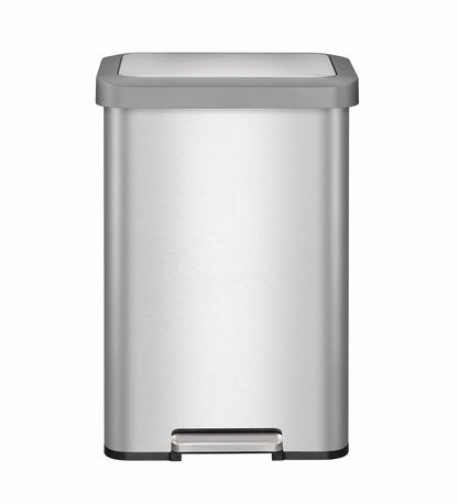 Minimalist Fingerprint-Resistant Pedal Trash Bin – Sleek & Durable