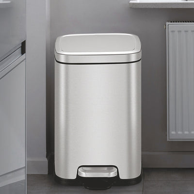 Shop premium Eco-Friendly Step Trash Bin with Fingerprint-Resistant Finish at AtoZ Home Decor