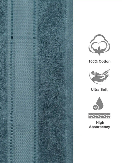 Himeya Classic 100% Cotton Hand Towels | Ultra Soft Set of 2