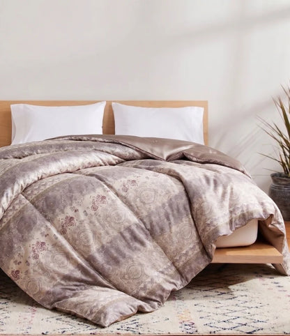 Stylla Mulberry Silk Double Bed AC Comforter (220 cm × 240 cm) – Ultra-Soft Reversible Summer Quilt