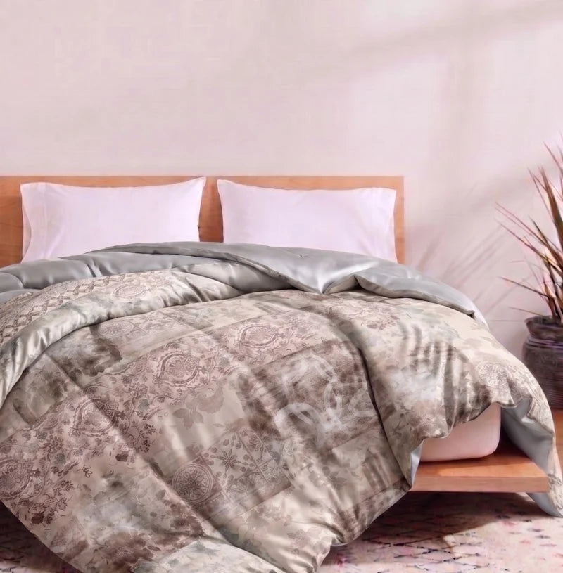 Stylla Mulberry Silk Double Bed AC Comforter (220 cm × 240 cm) – Ultra-Soft Reversible Summer Quilt